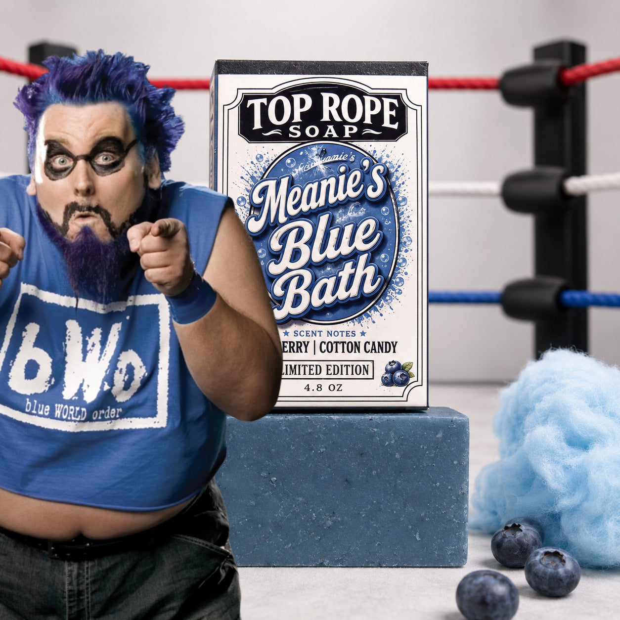 Meanie's Blue Bath - Blueberry & Cotton Candy